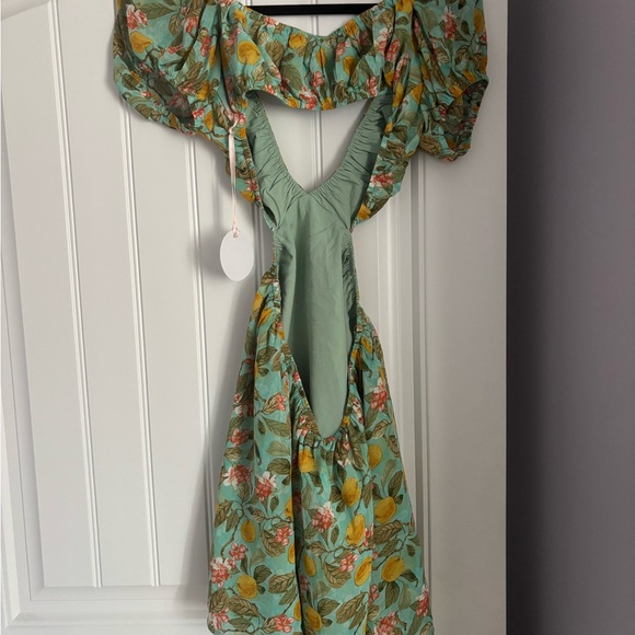 Floral Puff Sleeve Dress - Picture 4 of 4